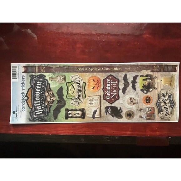 Paper House Cardstock Stickers Halloween hauntings - Picture 1 of 3